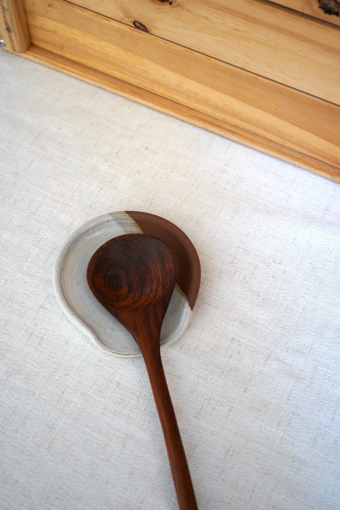 SECONDS white spoon rest
