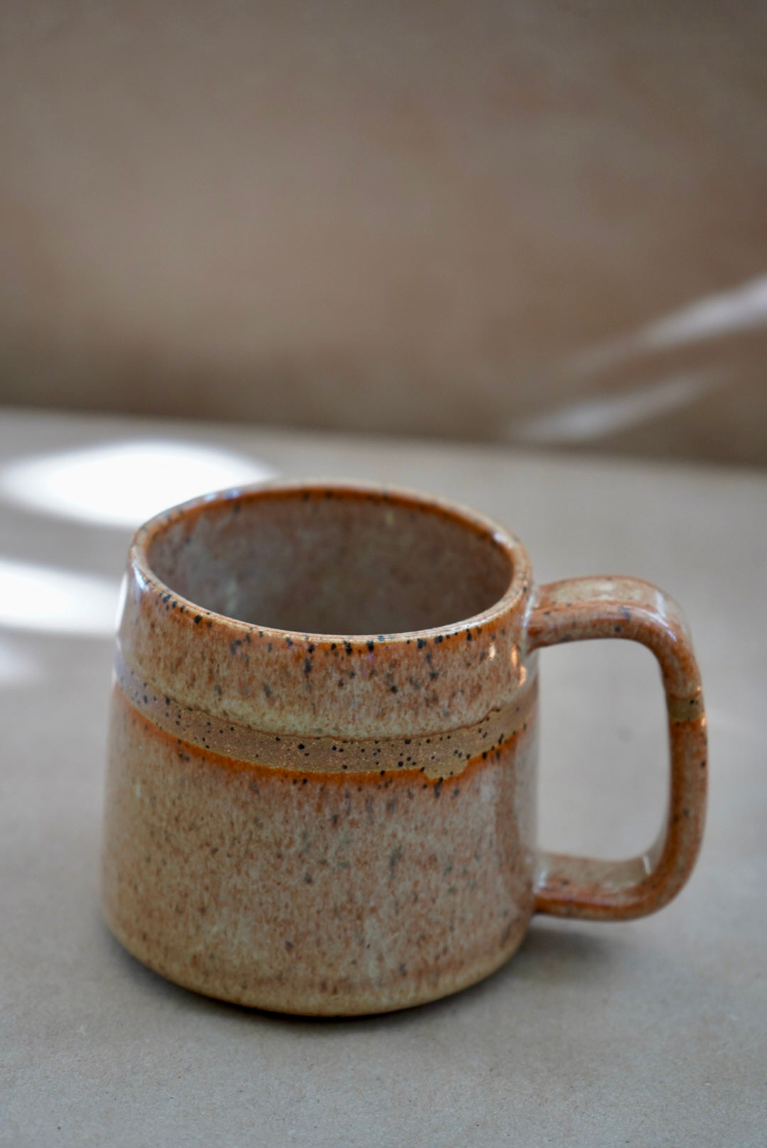 Desert line mug (shino)